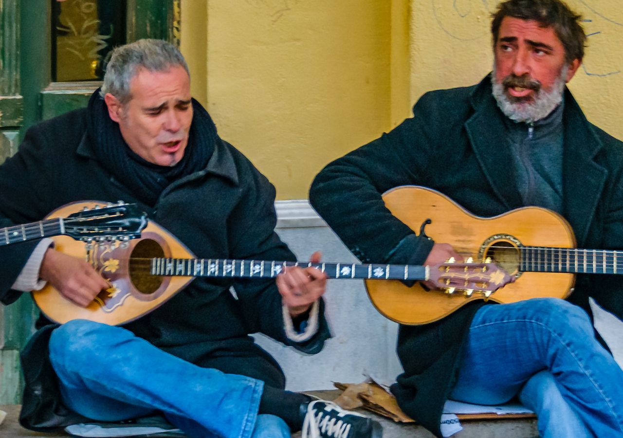 Uliczni muzycy w Grecji