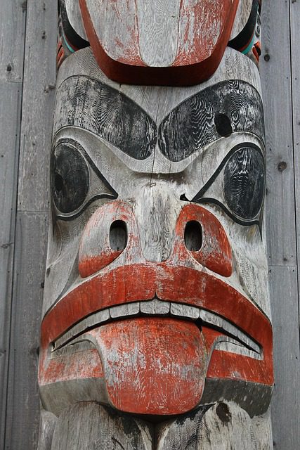Totem indian Haida Ameryka Północna