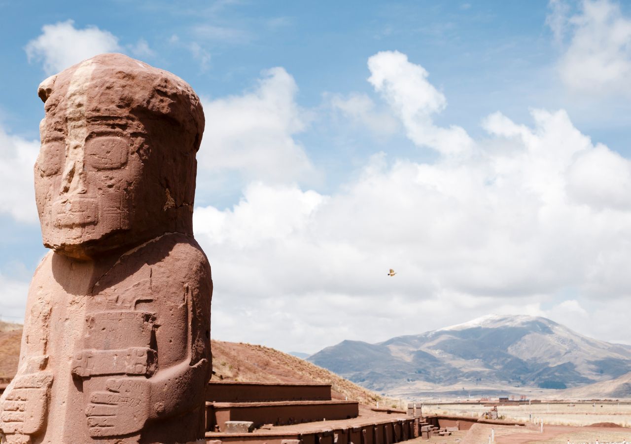 ruiny Tiwanaku w Boliwii z listy Unesco