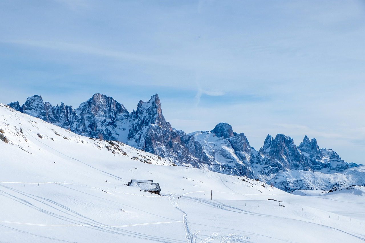 Włoskie Dolomity to raj dla miłośników białego szaleństwa