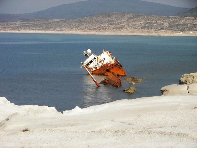 Plaża Sarakiniko na Milos Grecja