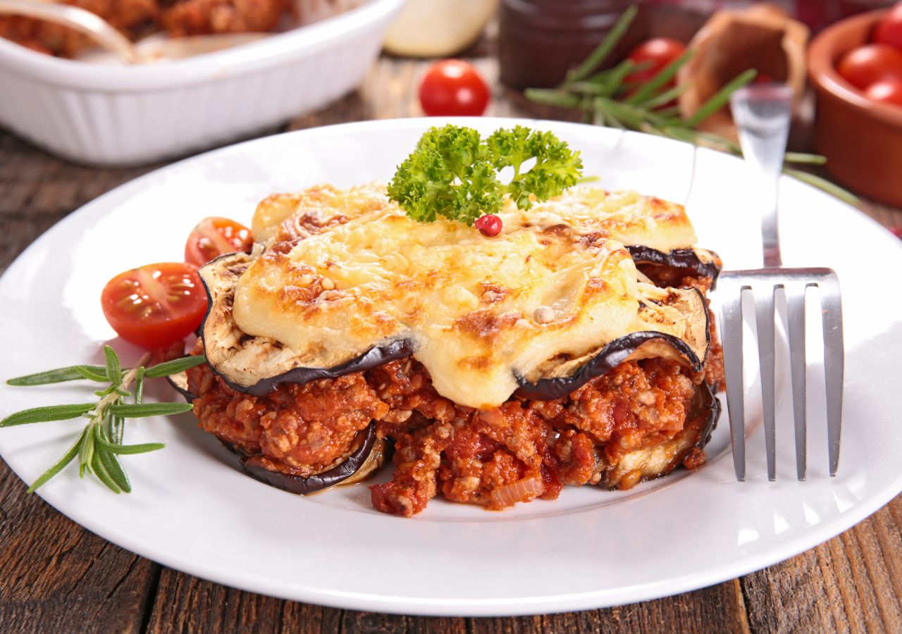 Moussaka jako przykłąd kuchni greckiej