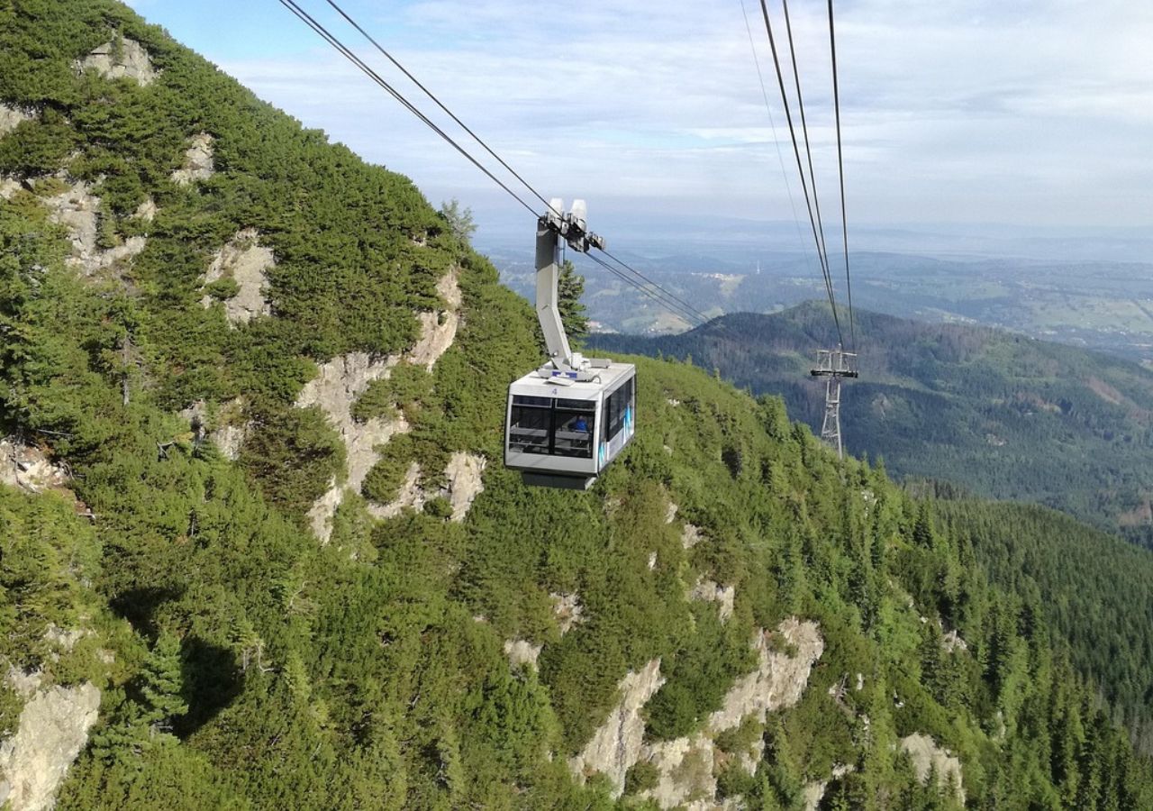 Kolej linowa na Kasprowy Wierch w Tatrach