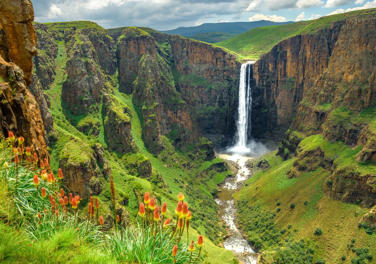 Wodospad Maletsunyane  w Lesotho