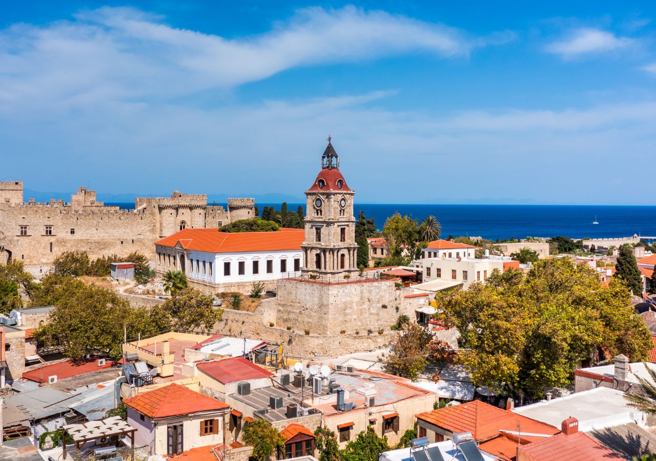 Miasto Rodos - stolica wyspy