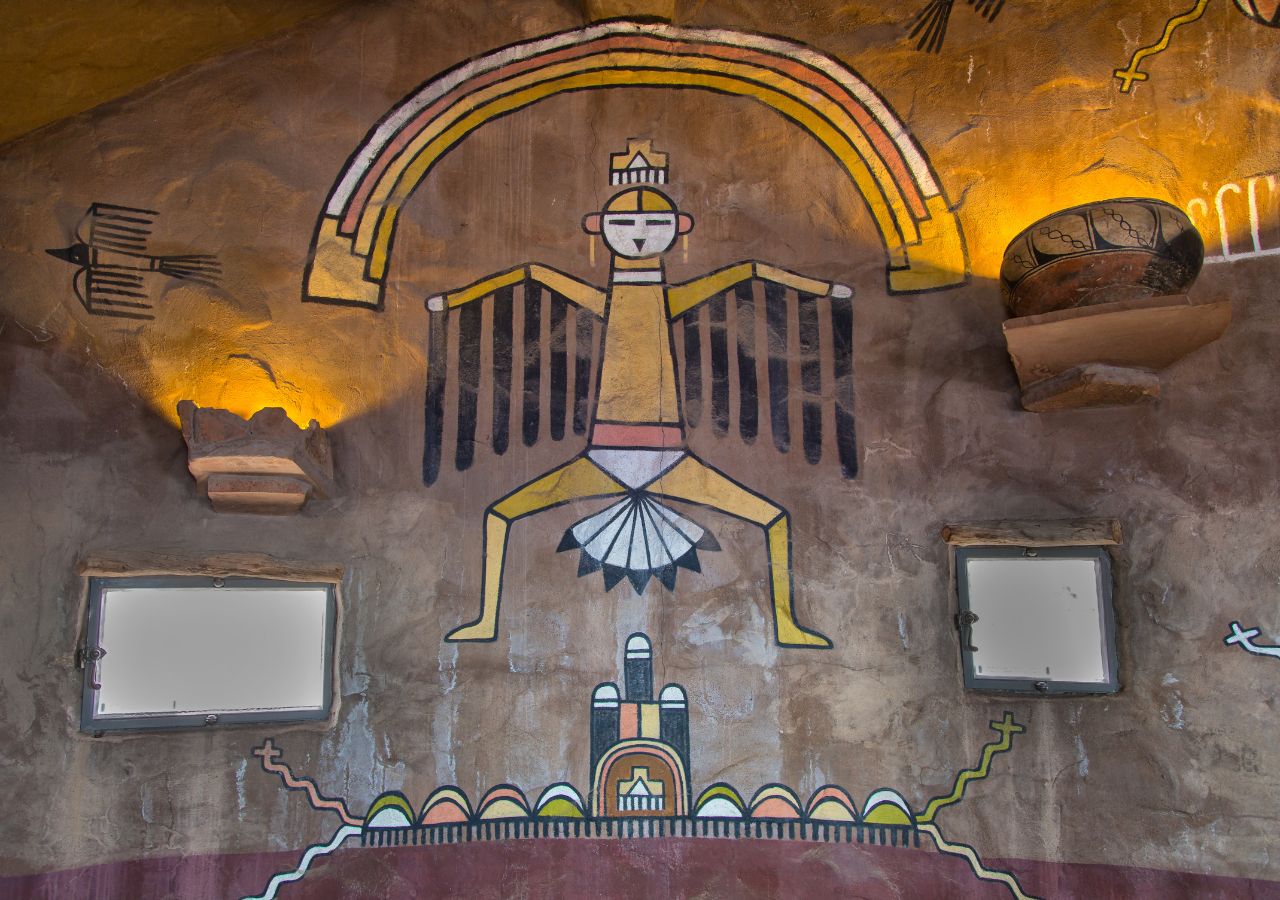 Mural indian Hopi USA
