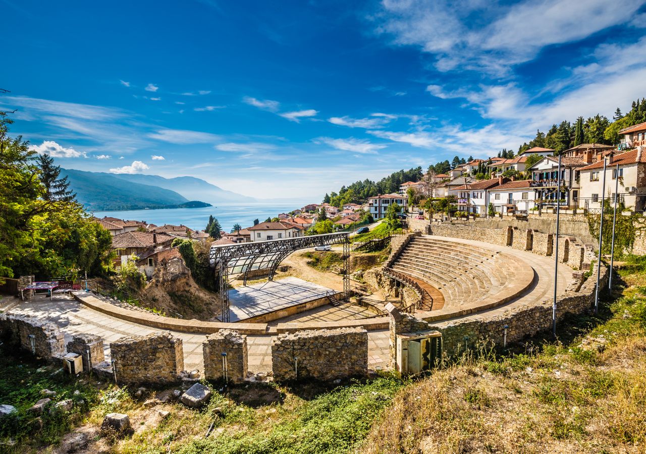 Amfiteatr w Ochrydzie pochodzi z czasów Cesarstwa Rzymskiego