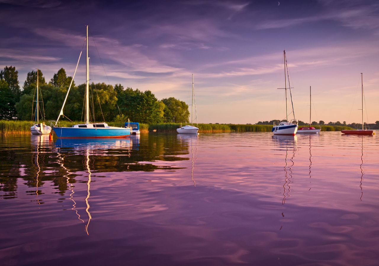 Jezioro Śniardwy na Mazurach, Polska