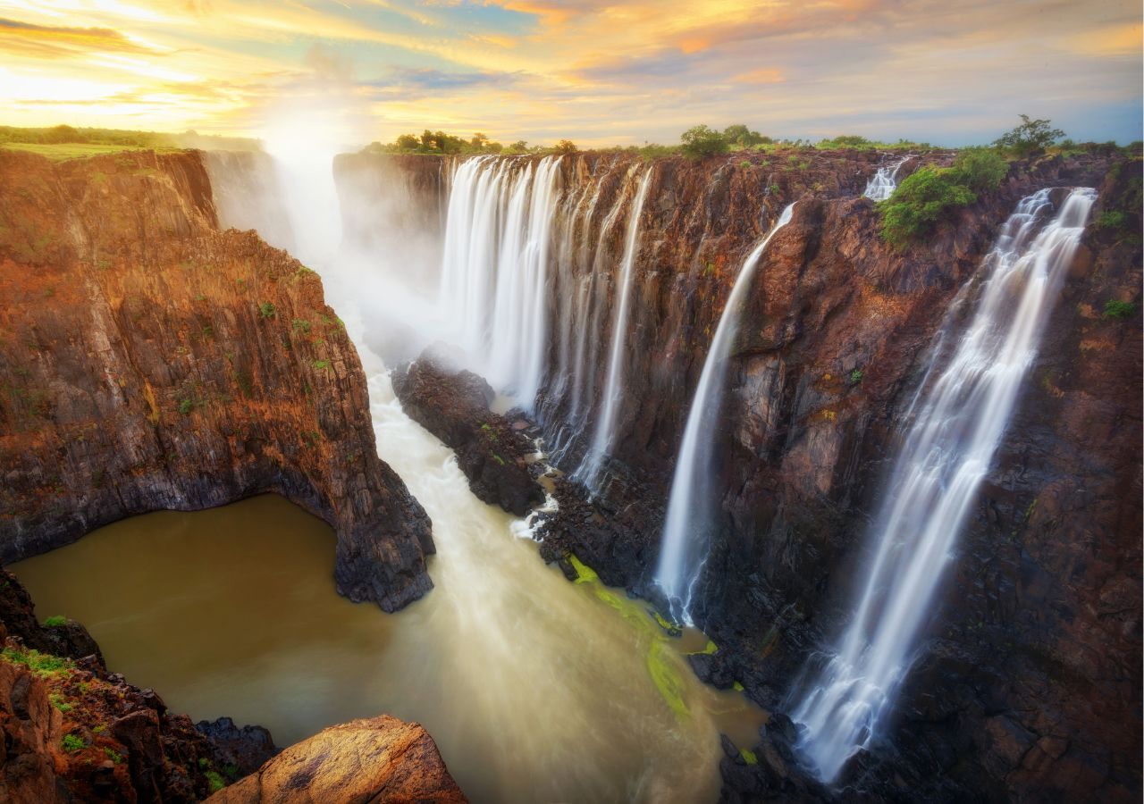 Wodospady wiktorii lista unesco afryka