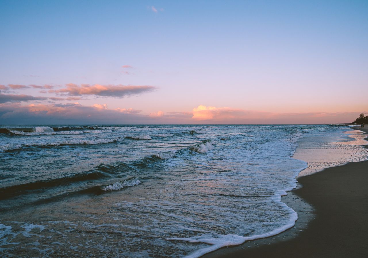 Wschód słońca nad Bałtykiem