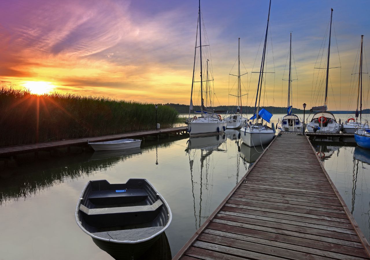 Wschód słońca na Mazurach