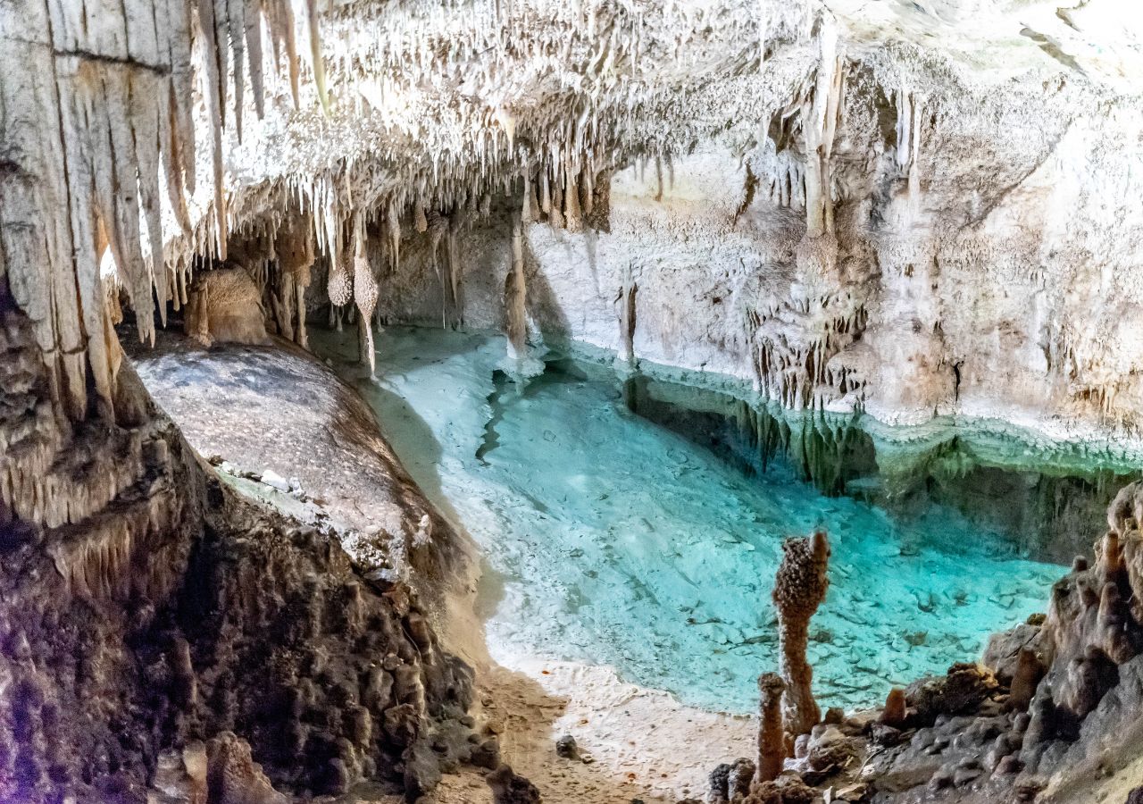 Jaskinie Smoka (Cuevas del Drach) i Lago Martel na Majorce - Baleary, Hiszpania