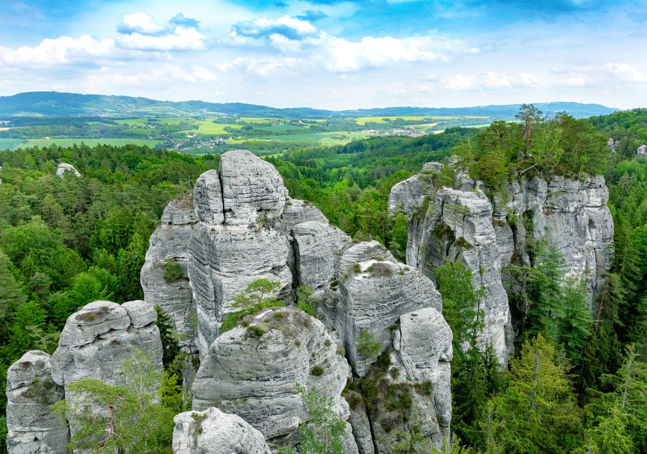 Hruboskalsko - formacje skalne w Czechach