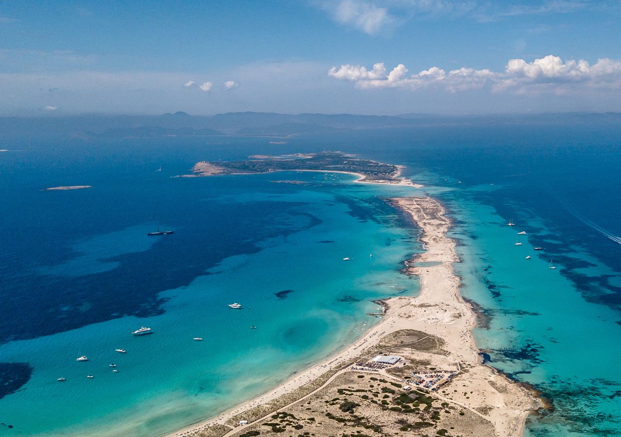 Widok na Formenterę - Ibiza, Hiszpania
