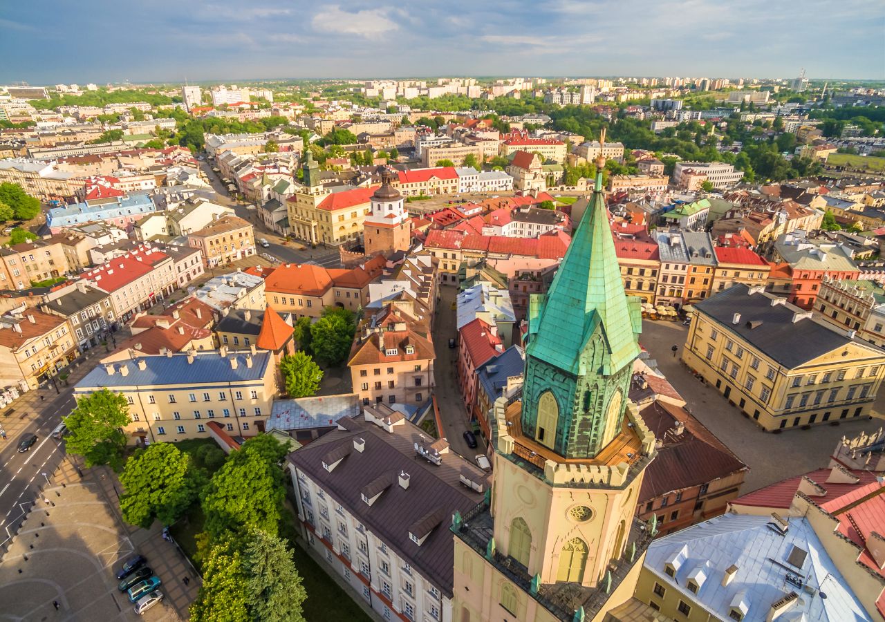 Lublin z lotu ptaka