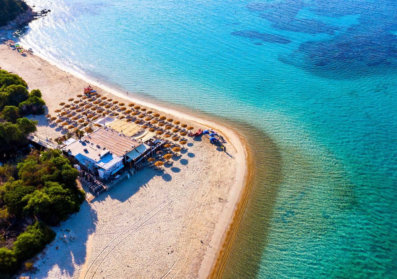 Plaża Tuerredda na sardynii, włochy