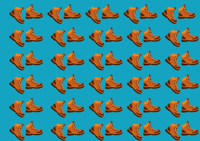 Znajdź buta, który różni się od pozostałych!