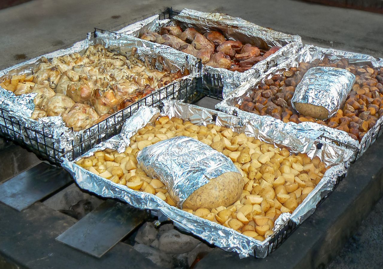 Poiłęk hangi w Nowej Zelandii