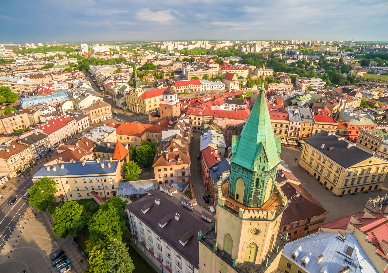 Lublin z lotu ptaka