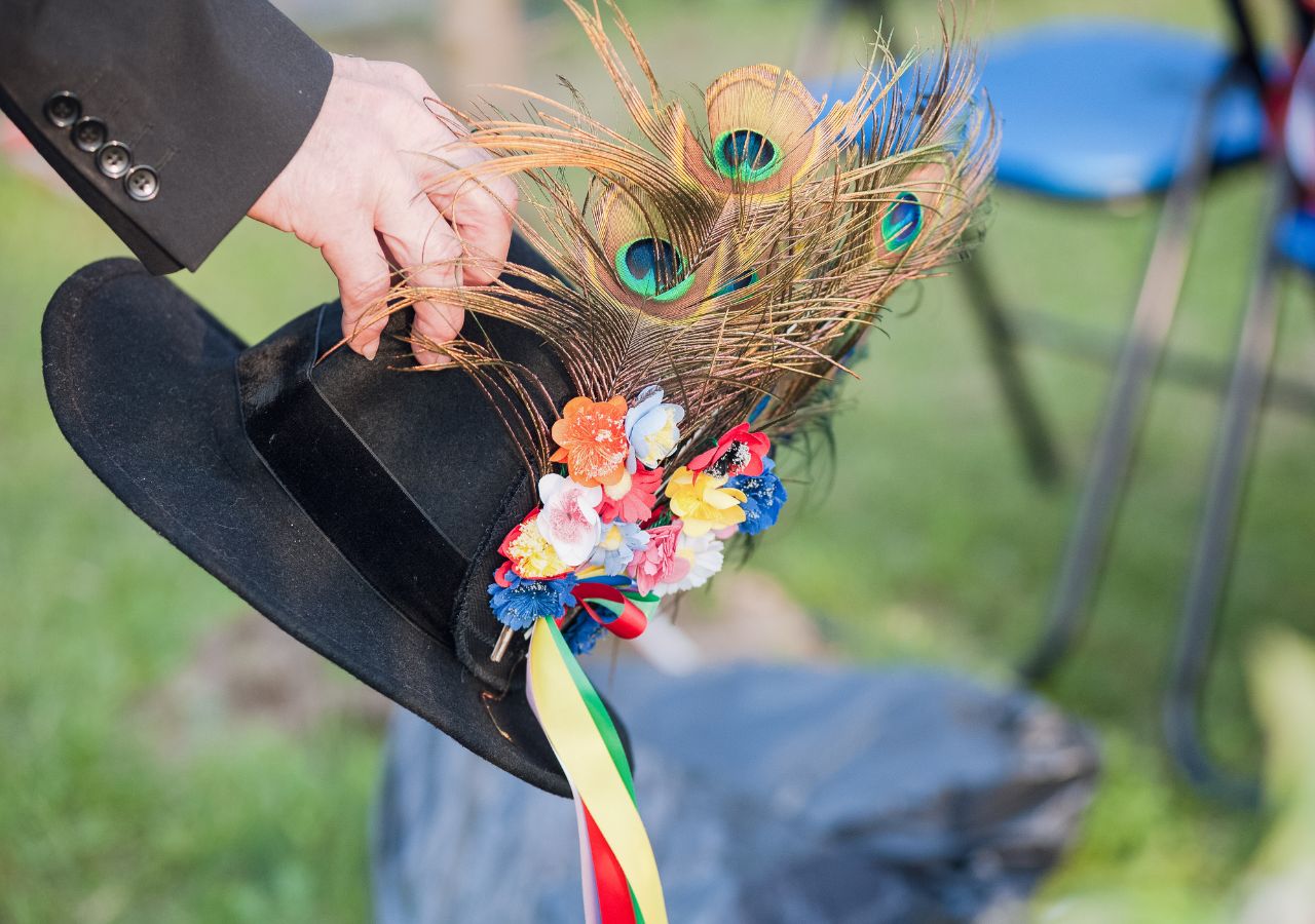Kapelusz ludowy z Małopolski