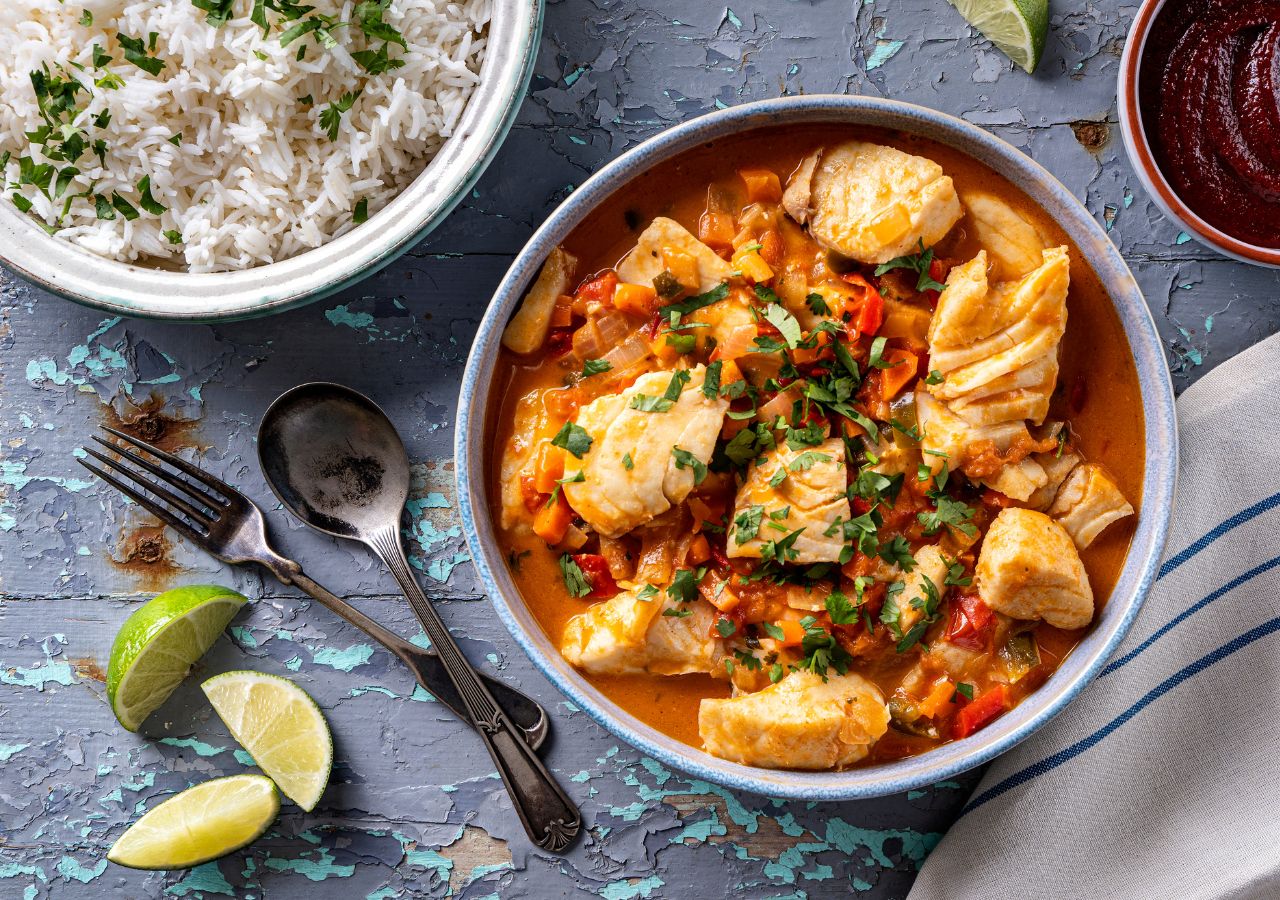 moqueca – rybny gulasz z kokosem i olejem dendê
