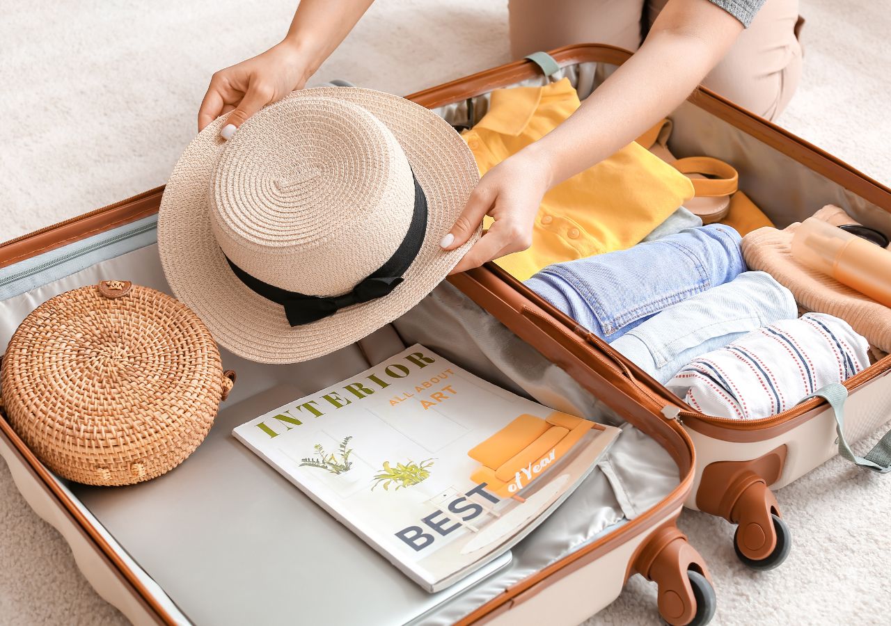 W czasie pakowania walizki