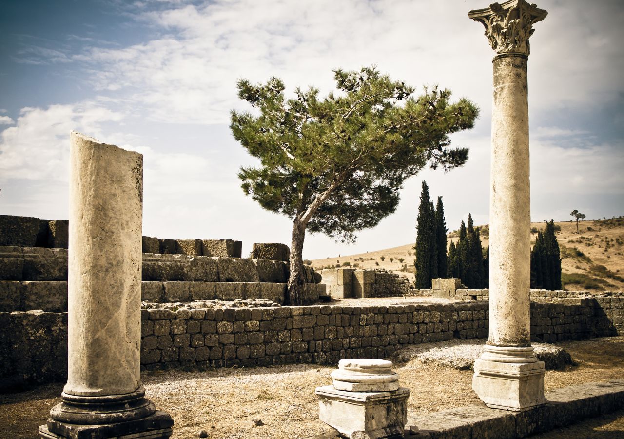 Ruiny starożytnego Akropolu w tureckiej Bergamie