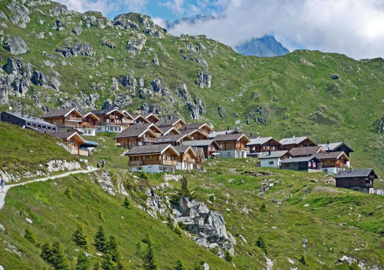 Panorama Blatten - Szwajcaria