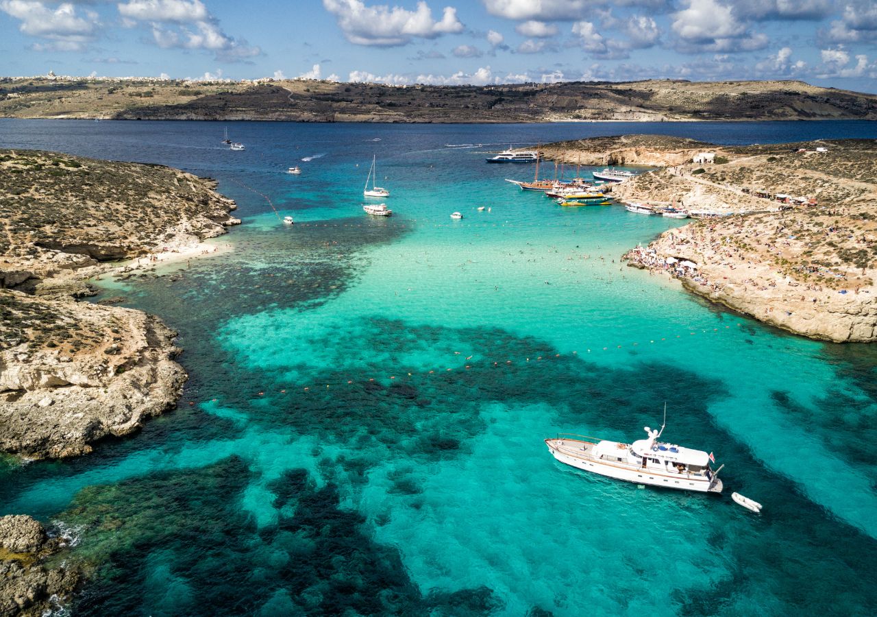 Blue Lagoon na wyspie Comino - Malta