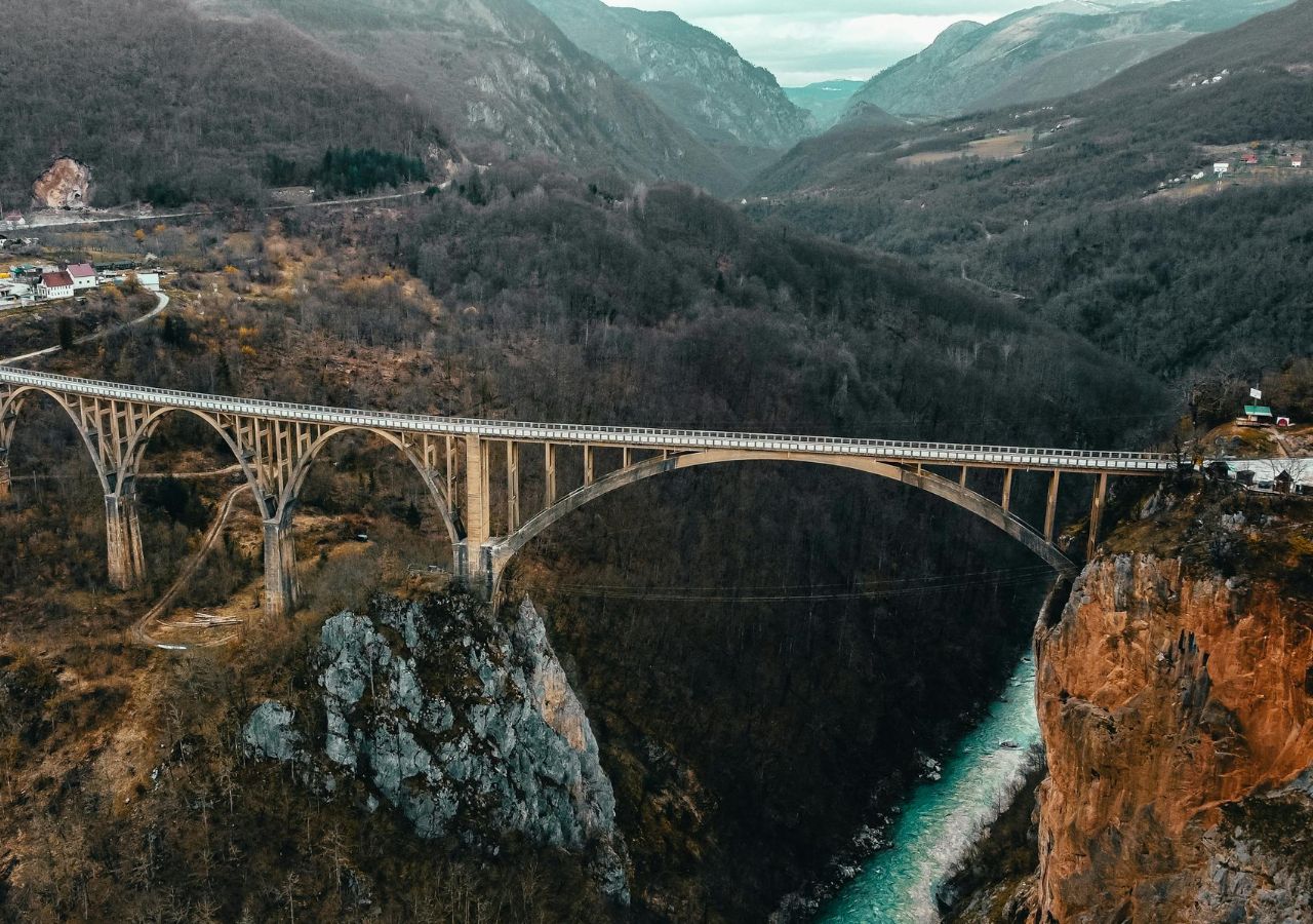 Most Đurđevića na rzece Tara - Czarnogóra