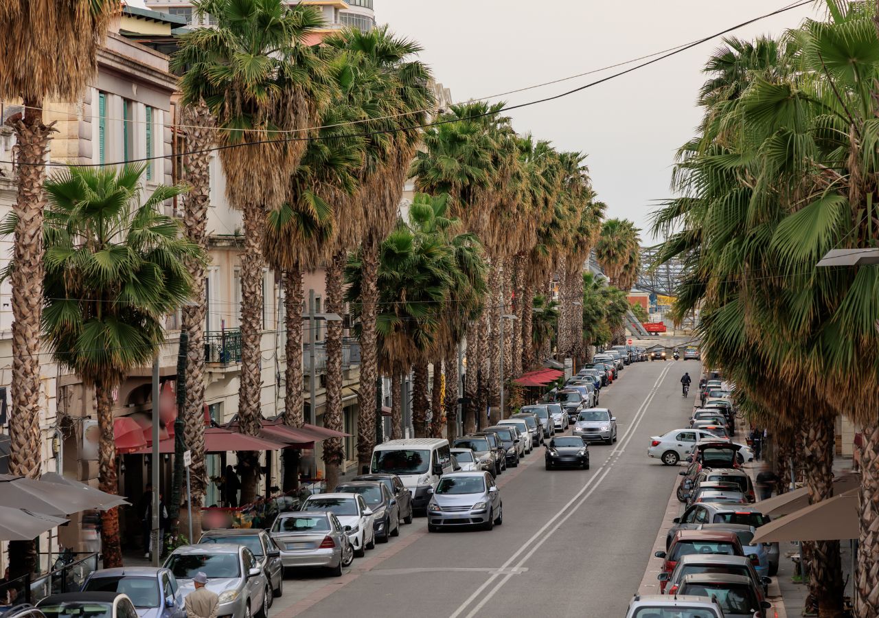 Ulica w Durres w Albanii