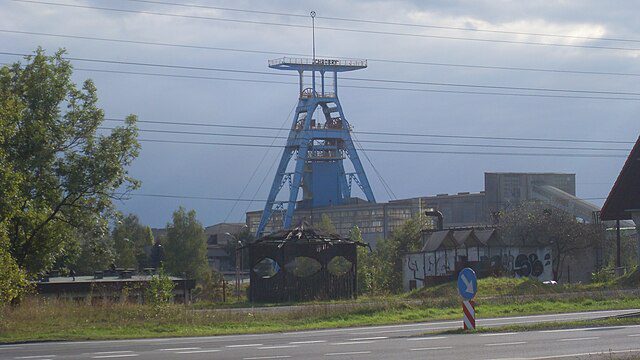 Kopalnia Olkusz-Pomorzany - wieża szybu Chrobry