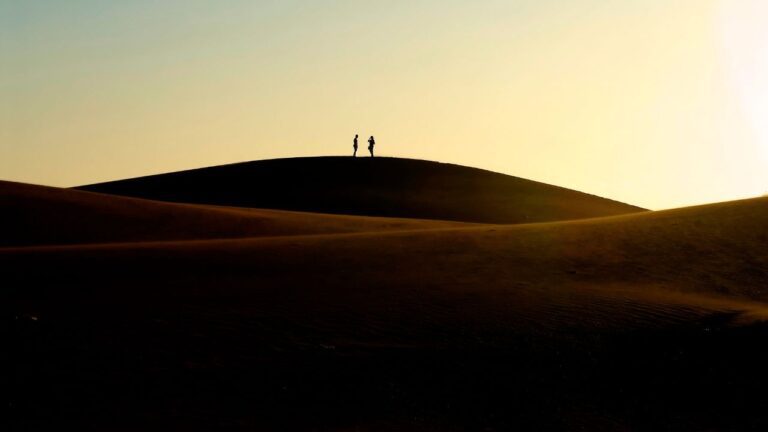 Diuny pustynne na Maspalomas - Gran Canaria, wyspy kanaryjskie