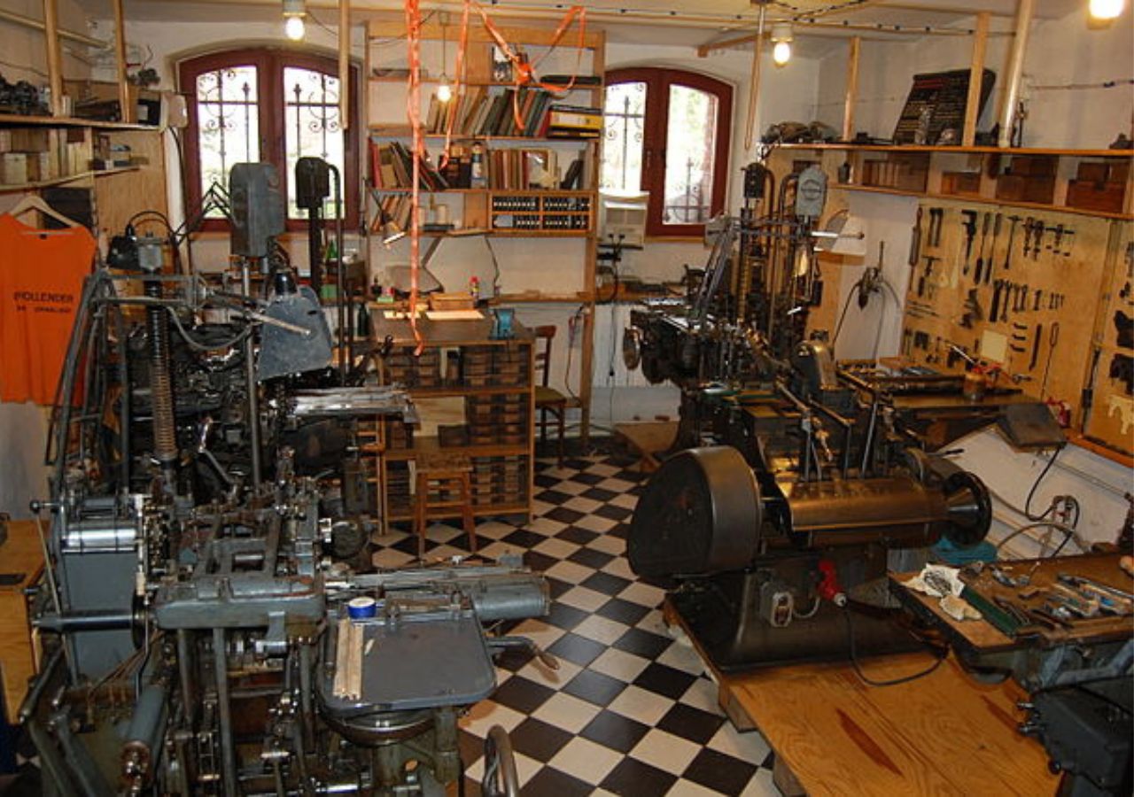 Muzeum Książki Artystycznej w Łodzi - Odlewnia Monotype