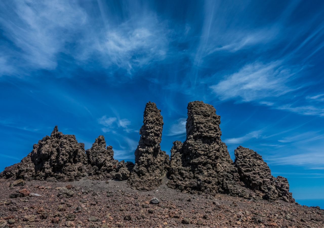 Roque de los Muchachos – najwyższy punkt wyspy La Palma w nocy