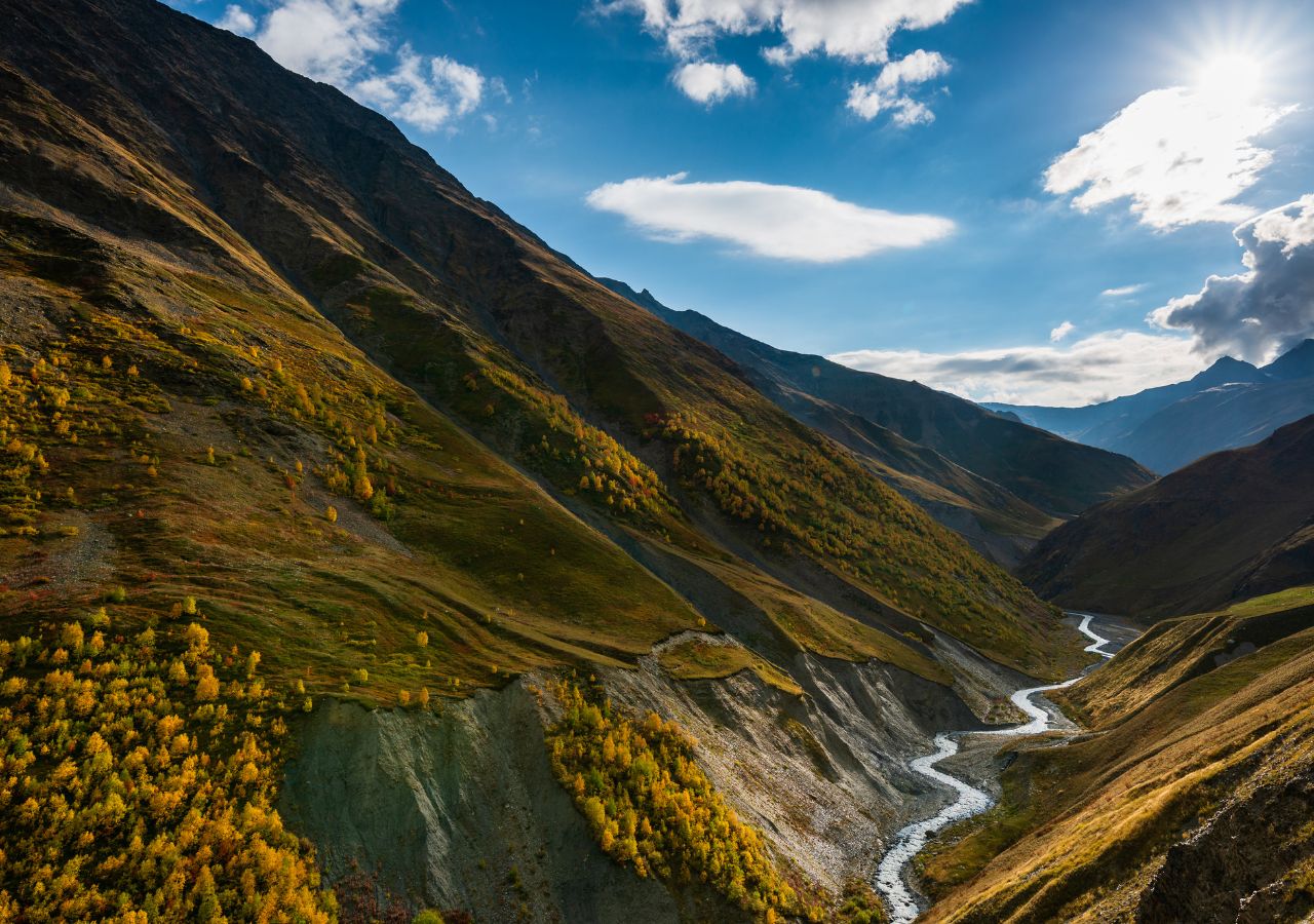 Góry Tuszetii w Gruzji