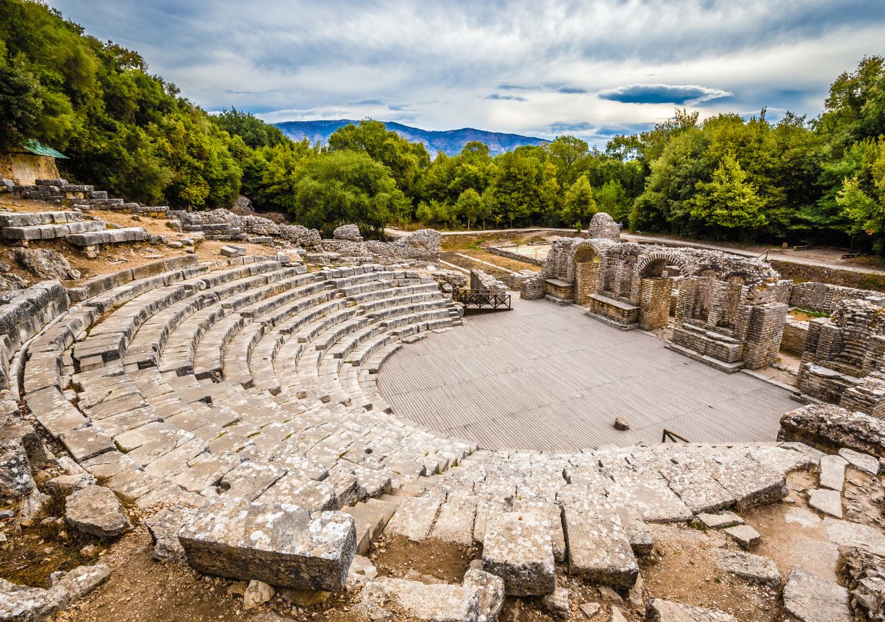 Skansen Butrint we Vlorze w Albanii