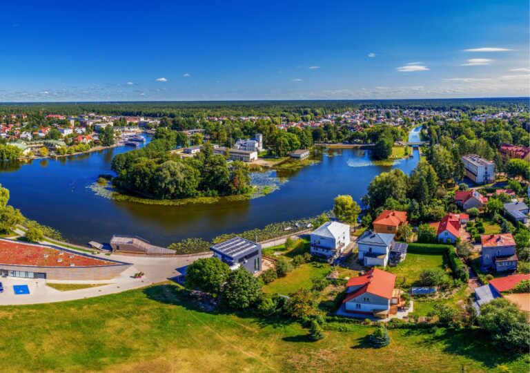 Augustów z lotu ptaka