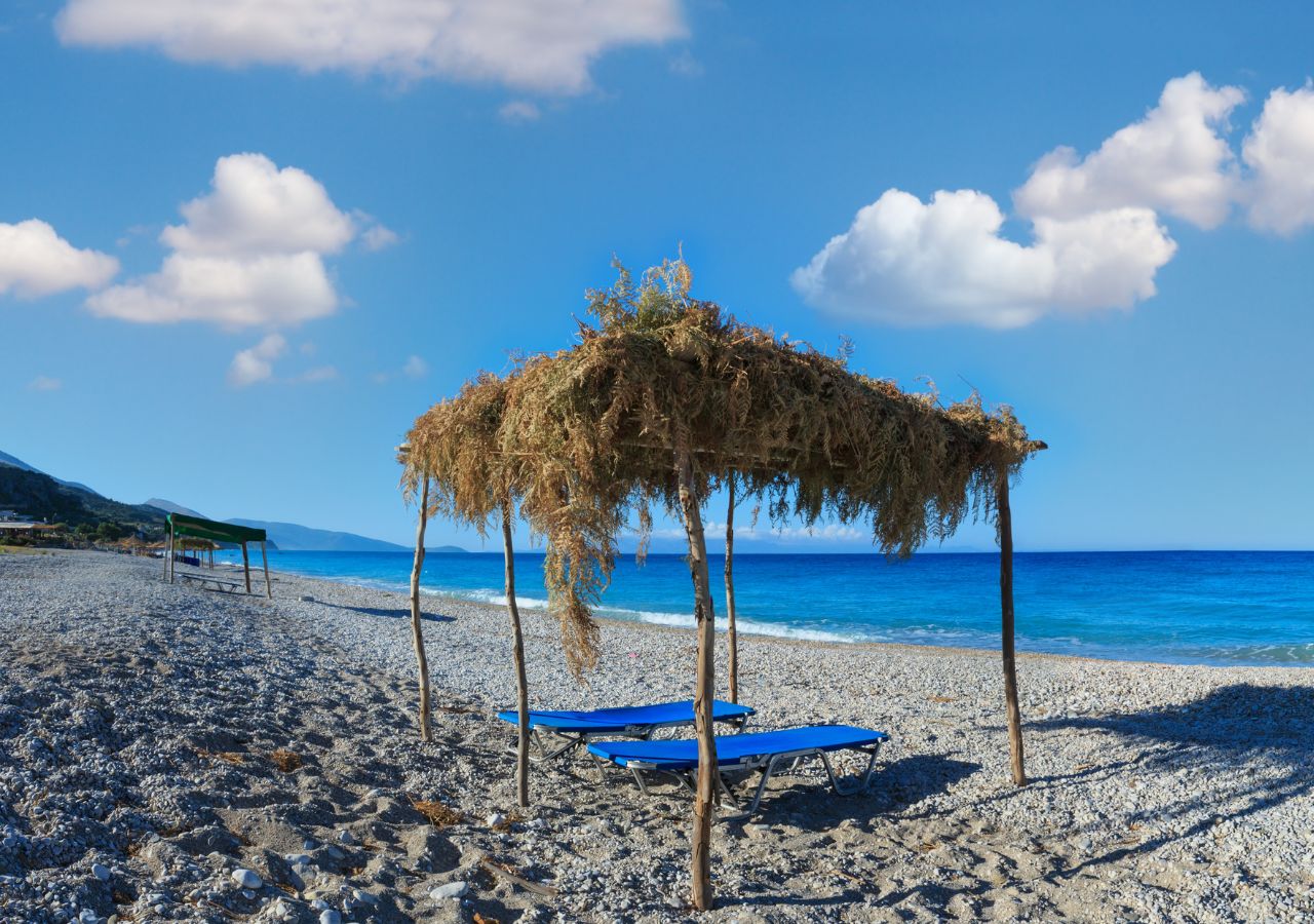 Plaża w Borsh na Riwierze Albańskiej