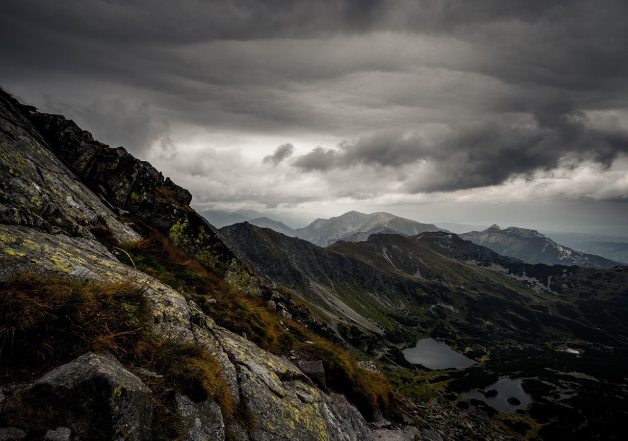 Burzowe chmury nad Tatrami