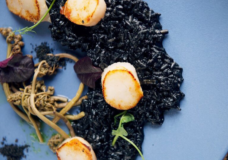 crni rižot chorwacja z eskalopkami