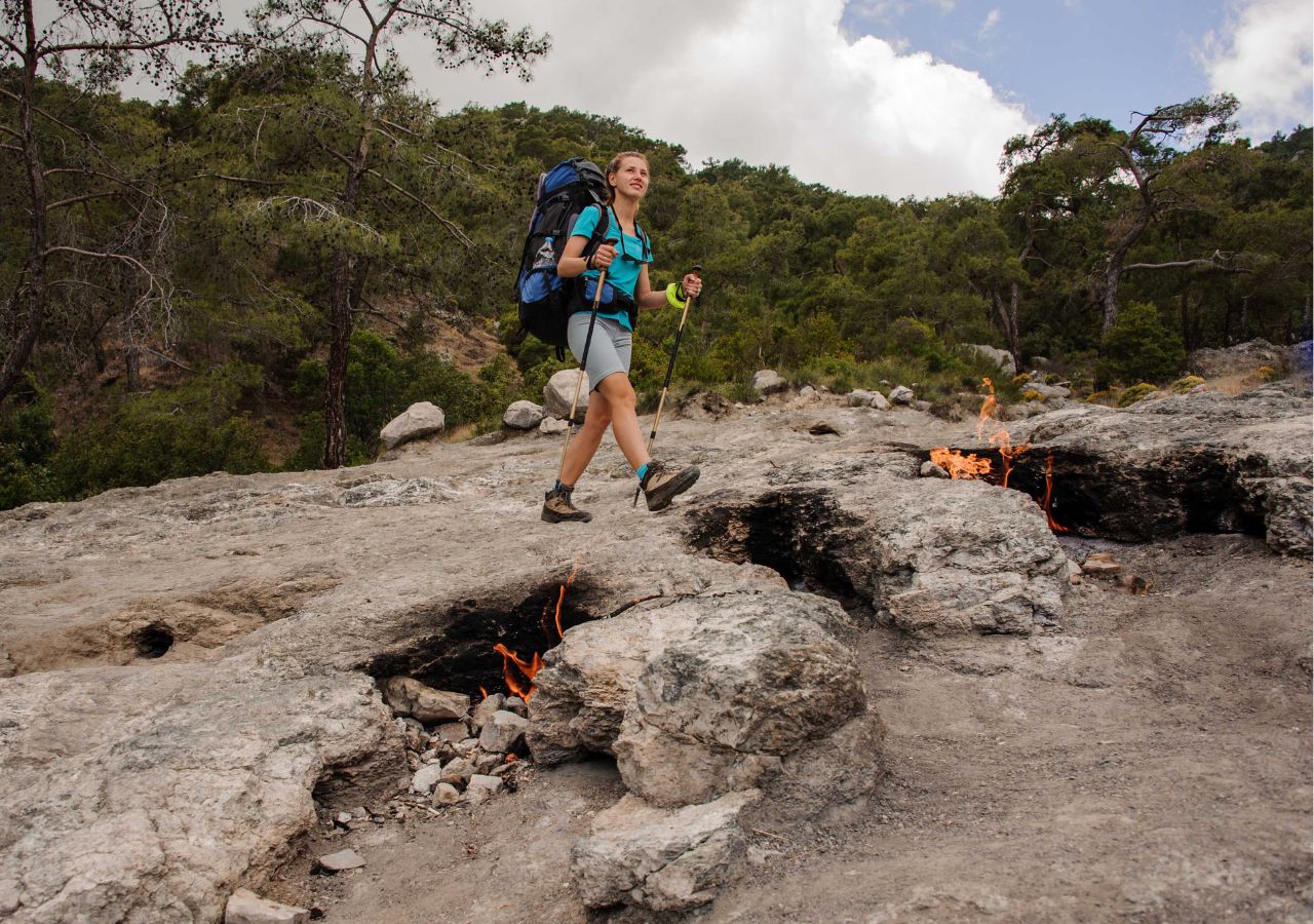 Góra Chimaera w Olympos, Turcja