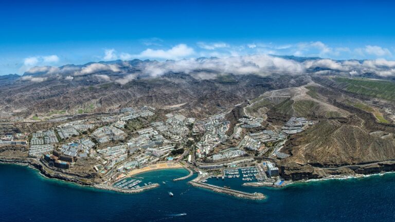 Gran Canaria z lotu ptaka