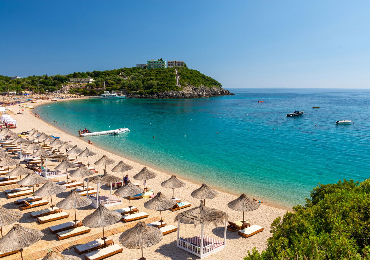 Plaża Jale w Himare - Albania