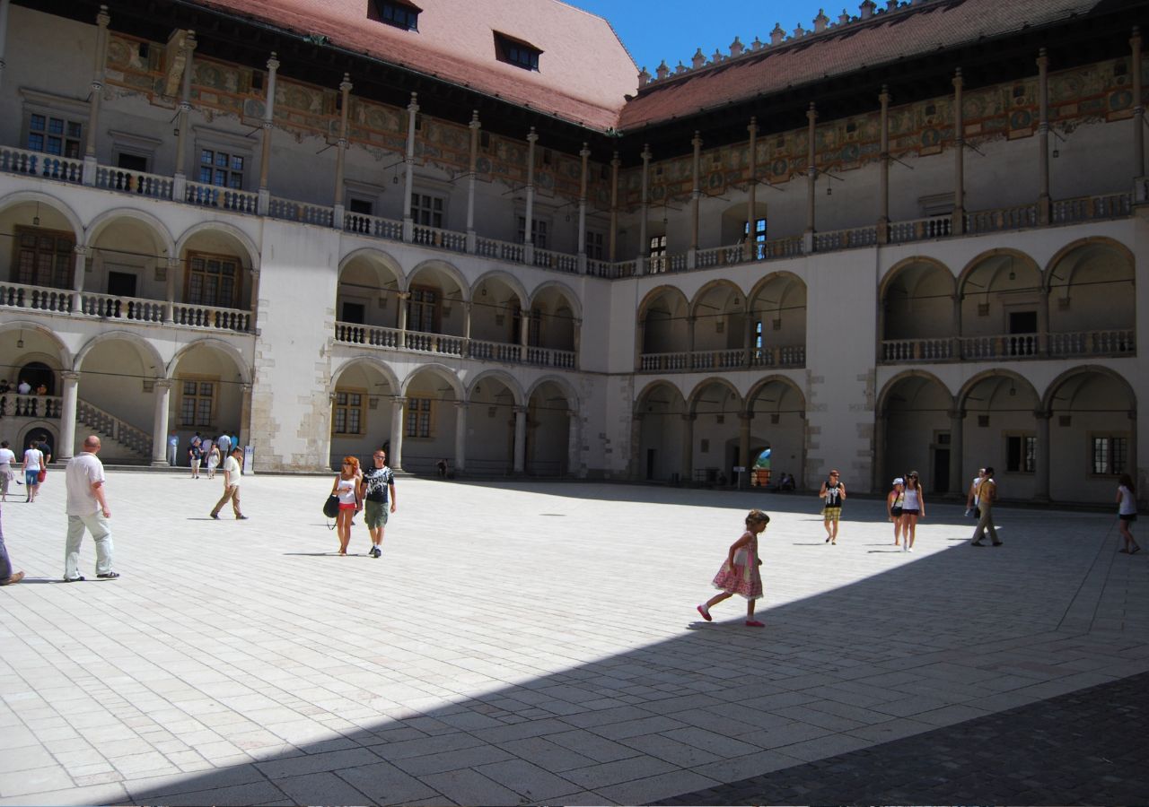 Krużganki na Wawelu - Kraków, Polska