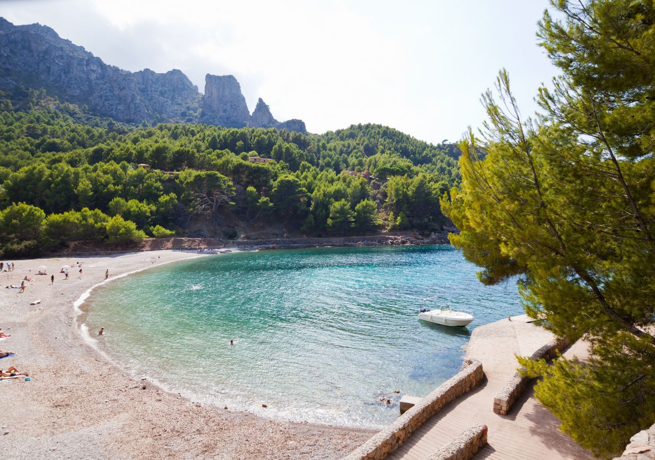 Plaża Cala Tuent - Majorka, Hiszpania, Baleary