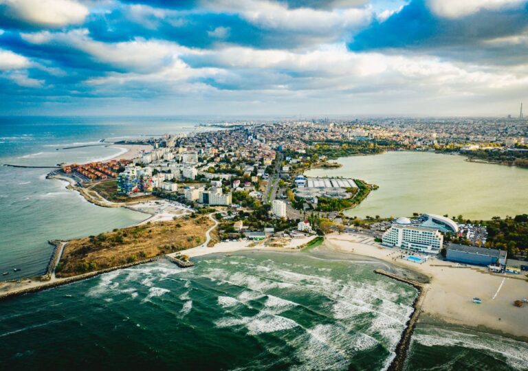 Mamaia nad Morzem Czarnym plaża - rumunia