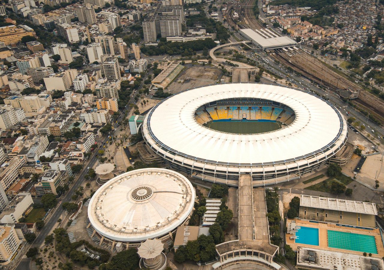 Maracanã z lotu ptaka - Rio de Janeiro, Brazylia