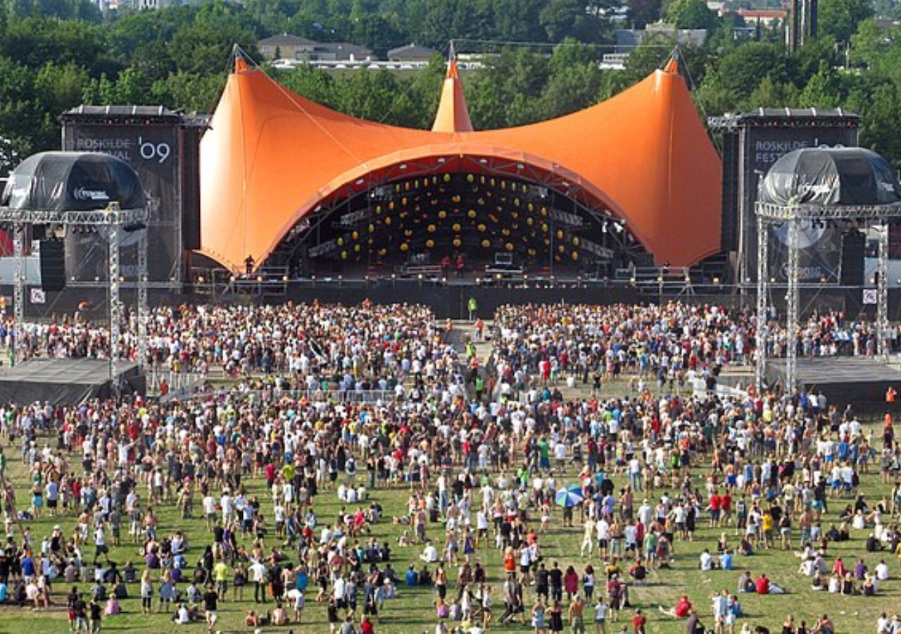Widok z The Green Wheel – Roskilde Festival 2009