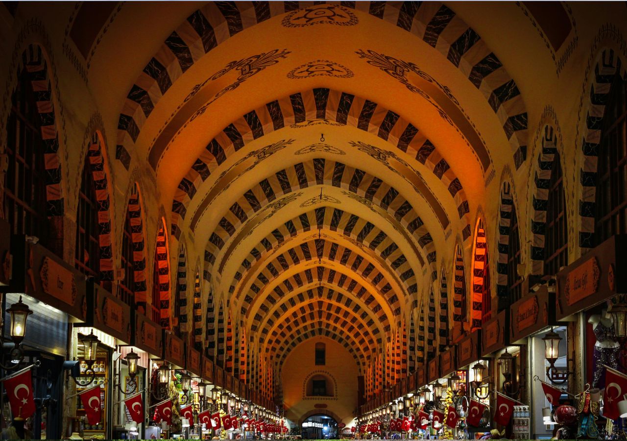 Sklepienie Wielkiego Bazaru - Istambul, Turcja